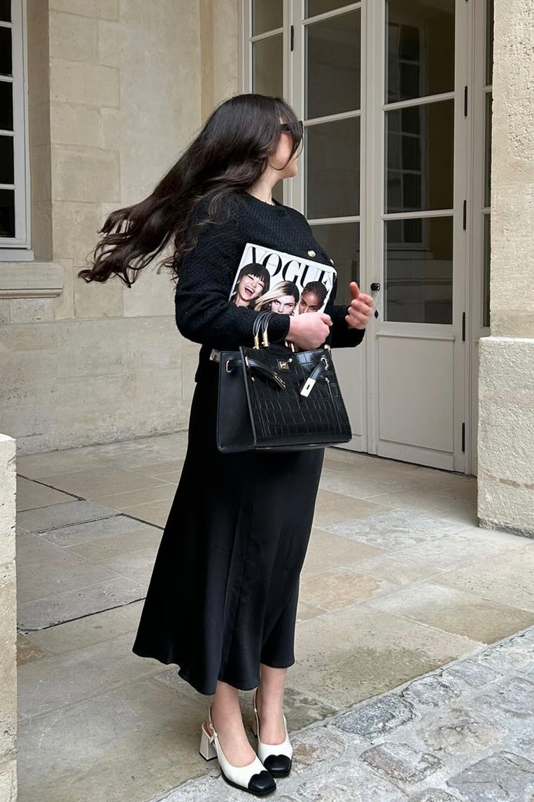 Jupe Midi Satinée Jaina